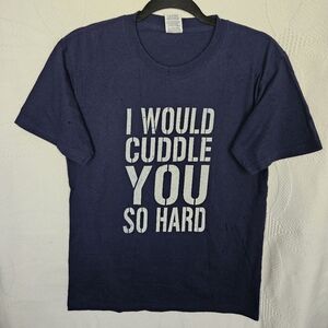 Jerzees Dark Blue Graphic Tee